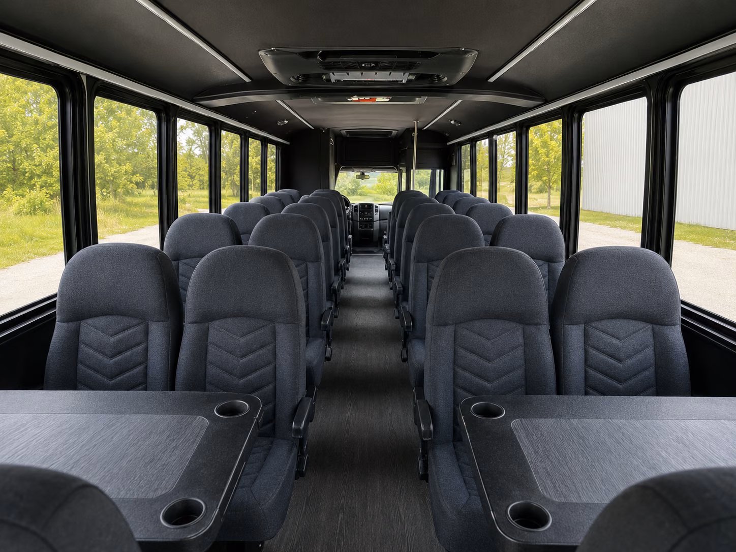 cary corporate event transportation onboard seating